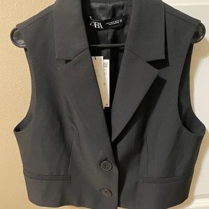 Zara cropped blazer